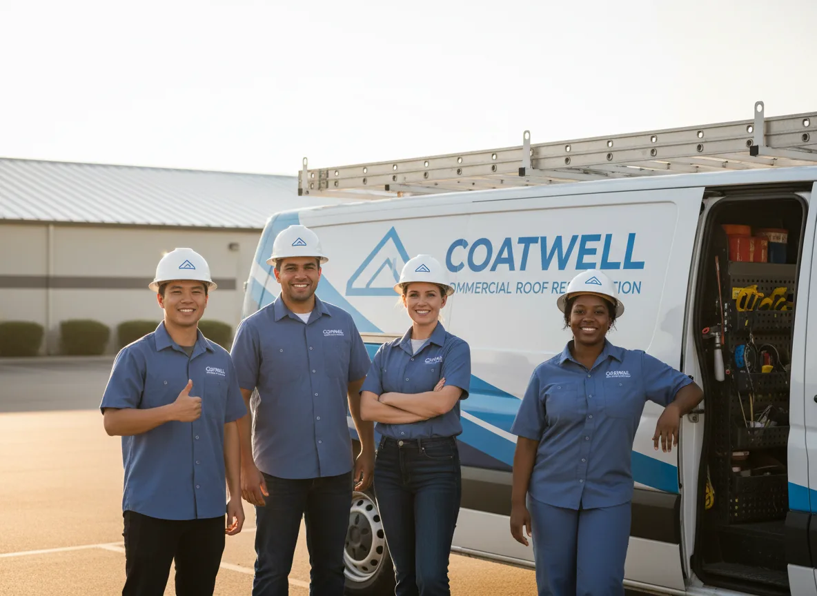 Commercial roof coating company in Glenpool, OK